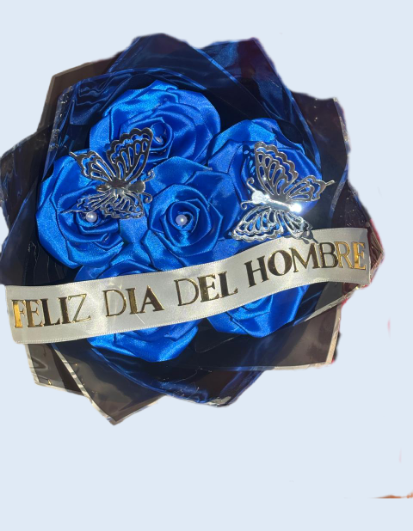 Ramo elegancia azul
